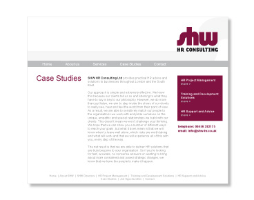 shw Web Site